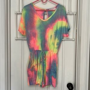 Tie dye Romper